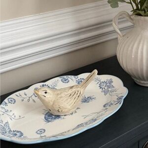 Way to Celebrate Ceramic Oval Serving Tray